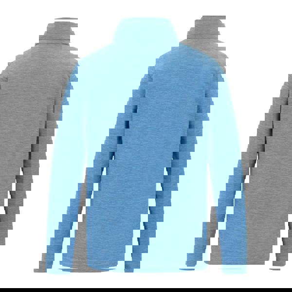 Regatta Childrens/Kids Hot Shot Quarter Zip Fleece Top - Washed Denim - 