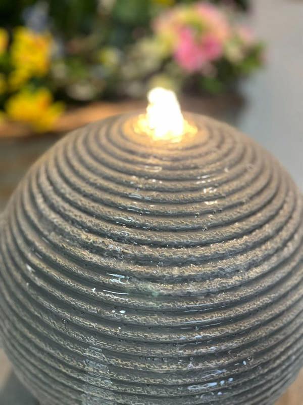 Tranquillity Water Features Radiant Sphere Modern Water Feature