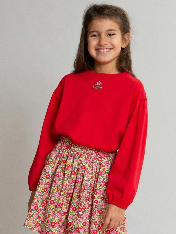 Kite Girls Organic Floral Top