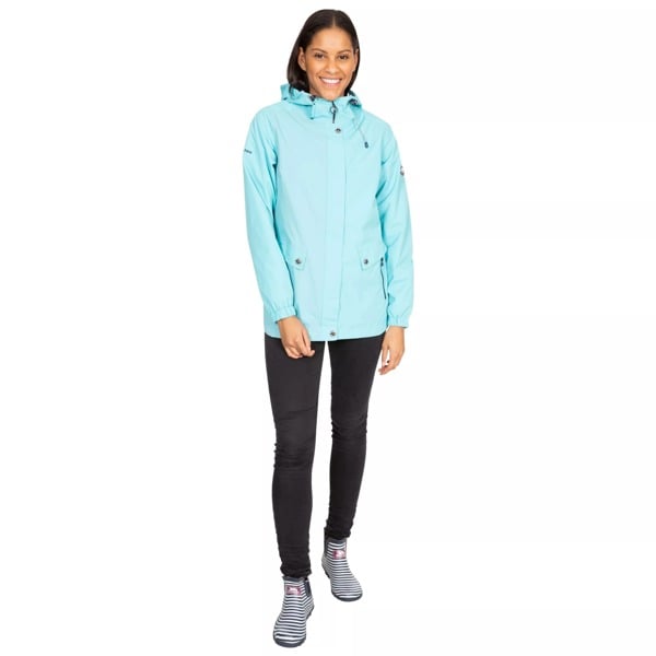 Trespass Women's Flourish Waterproof Jacket - Aquamarine