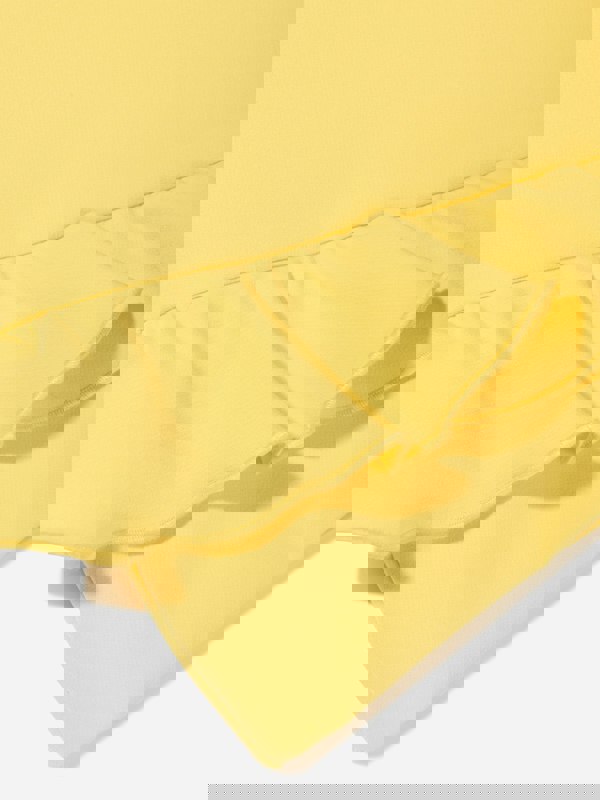 MSGM Girls Technical Fabric Shorts in Yellow