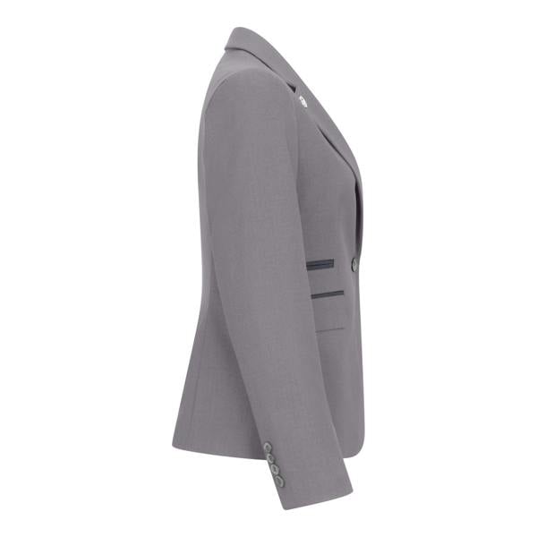 TruClothing Women's 3 Piece Tailored Fit Plain Grey Formal Office Suit