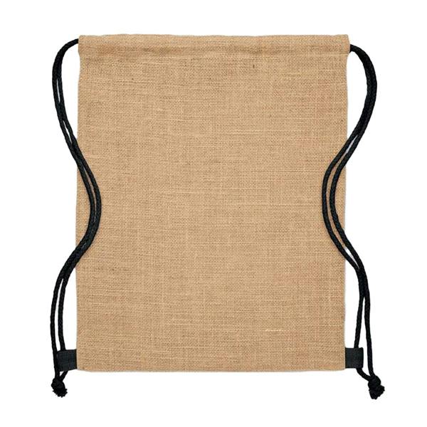 MidOcean Fukuro Jute Drawstring Bag - Beige - 