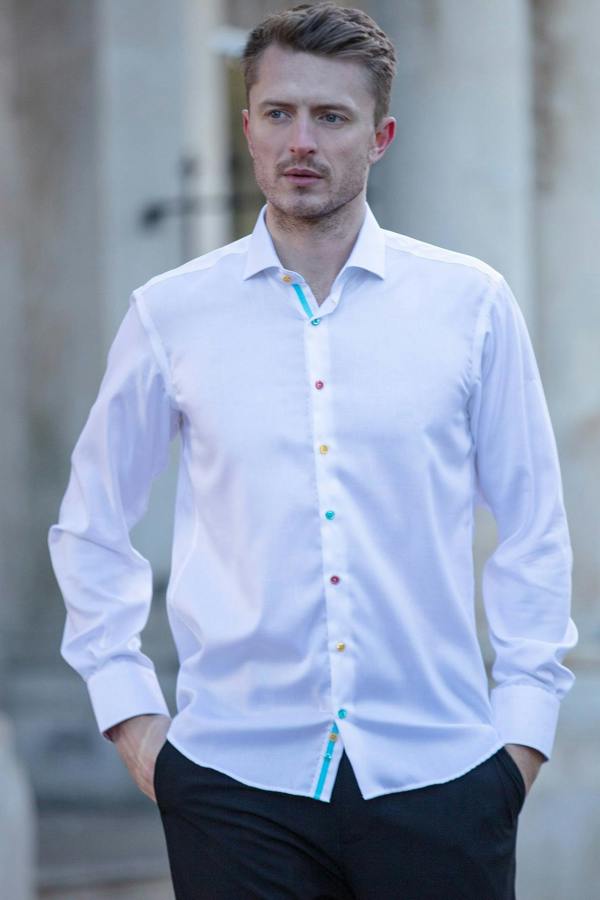 SUPREME NON-IRON TEXTURE SHIRT – Premium Men's Patterned Shirt by Claudio Lugli | Bold Design, Tailored Fit, Best Printed Shirts