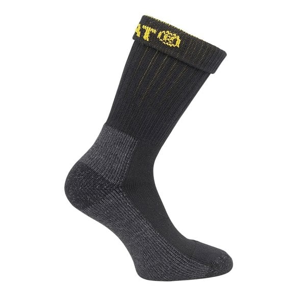 Caterpillar Industrial Work Sock 2 Pk / Mens Socks - Black