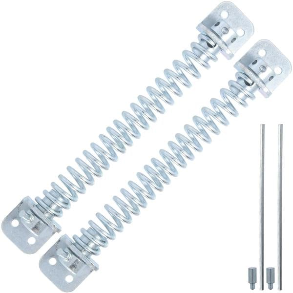 2X Zinc Automatic Closing Garden Gate Spring Closers 8" (200mm) Swing Fence Replace