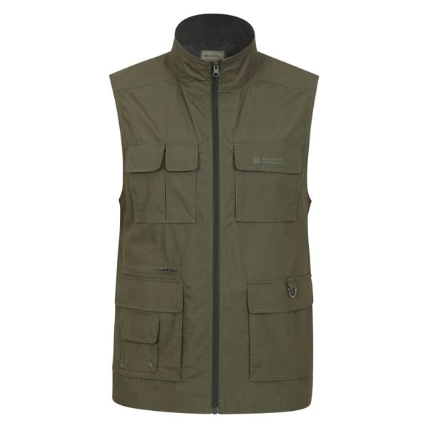 Mountain Warehouse Mens Trek II Gilet - Khaki Green