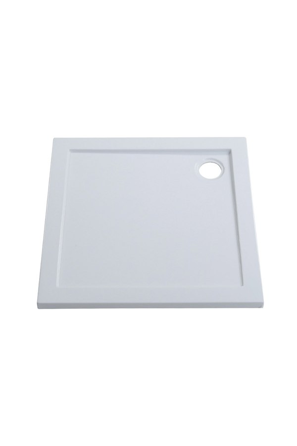 Living and Home 1000x800mm Rectangular Shower Tray White