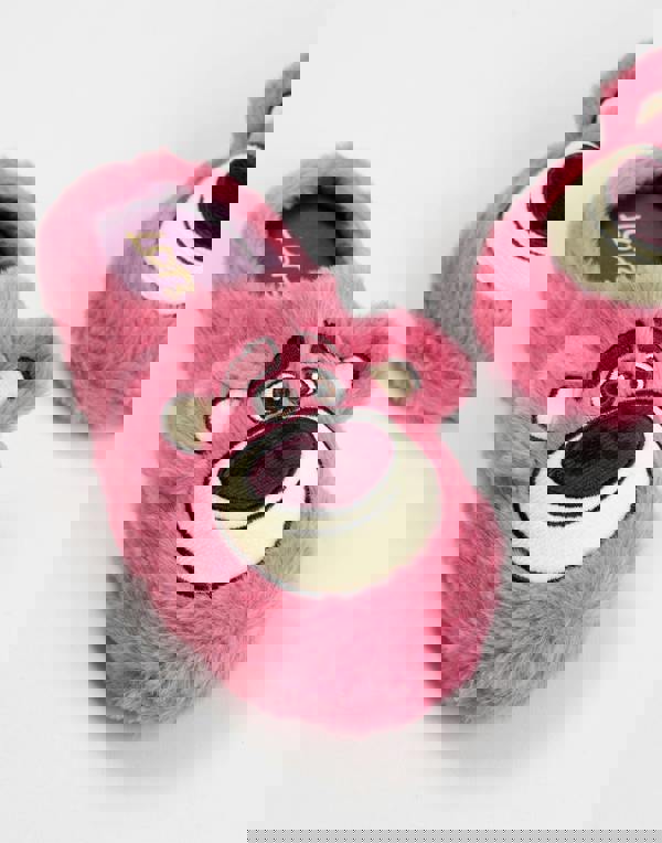 Disney Womens Pink Toy Story Lotso Mule Slippers