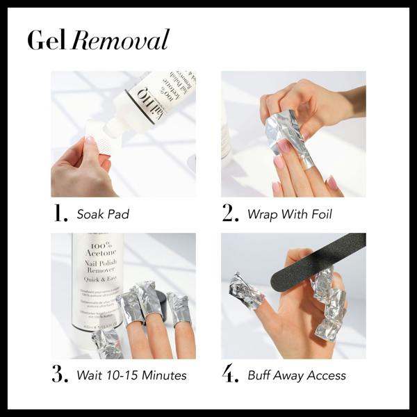 Nail HQ 100% Acetone Nail Polish Remover - 400ml