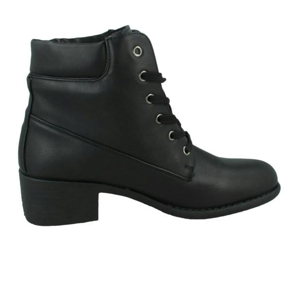 Spot On Ladies Spot On Lace Up Ankle Boot