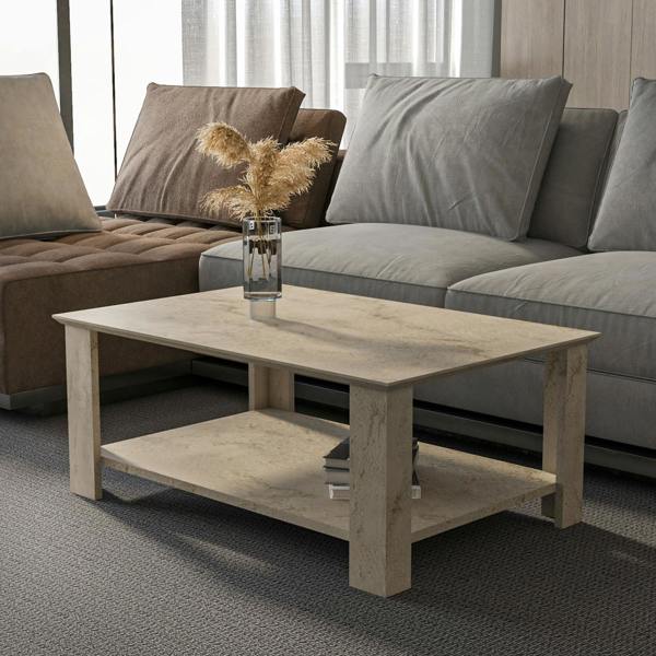 Decorotika Leroy 90 Cm Rectangular Coffee Table