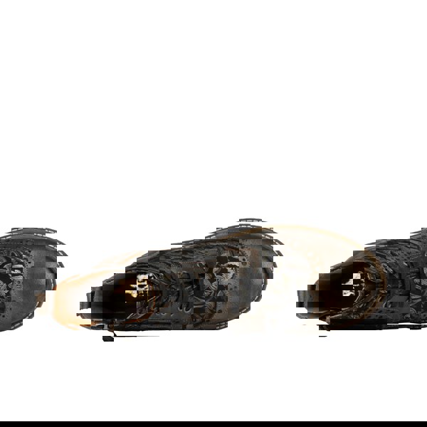 Embassy London Milliner - Bronze & Floral - Women's leather round toe rubber sole ankle boot in black