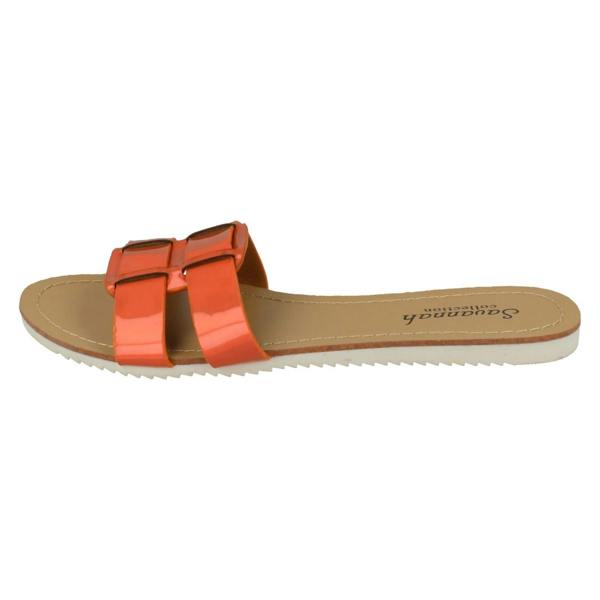 Savannah Ladies Savannah Flat Two Strap Mule