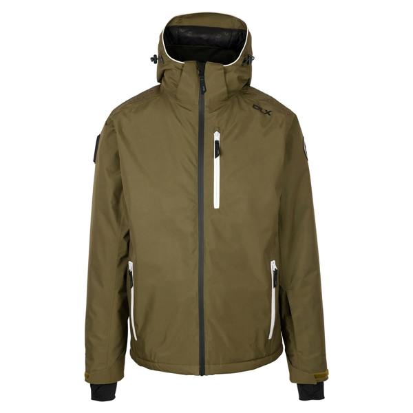 Trespass Mens Graham DLX Ski Jacket - Dark Olive - 