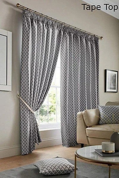 Alan Symonds Cotswold Fully Lined Ready Made Pencil Pleat Taped Top Curtains