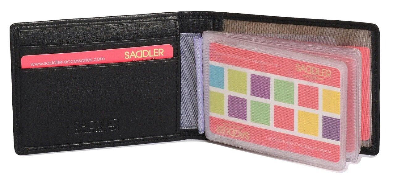 SADDLER Robyn Compact Leather Card Wallet – Handmade by Saddler | RFID Protected & Gift Boxed