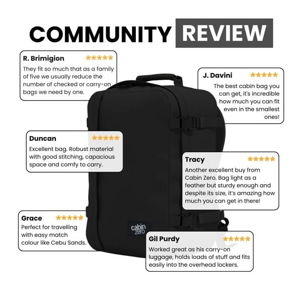 CabinZero Classic Cabin Backpack 36L