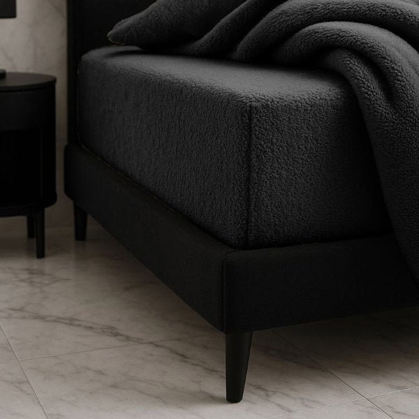 Snug City Teddy bear soft touch cuddly fitted sheet extra deep 30cm elasticated skirt