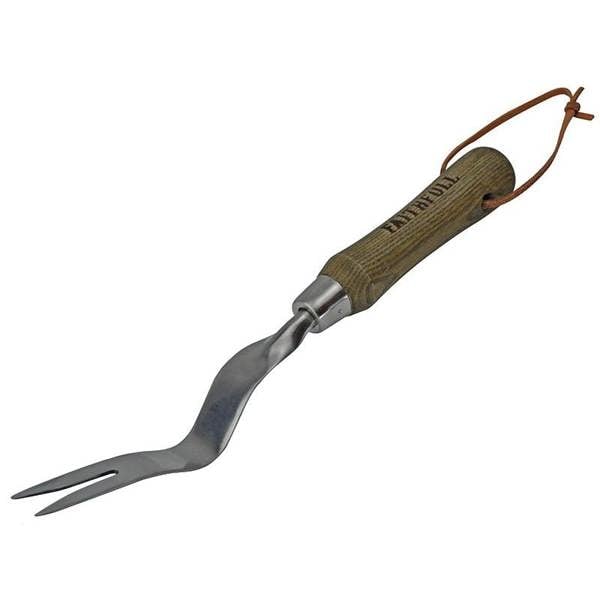 Faithfull Prestige Stainless Steel Hand Weeder Ash Handle - Multi Colour - 