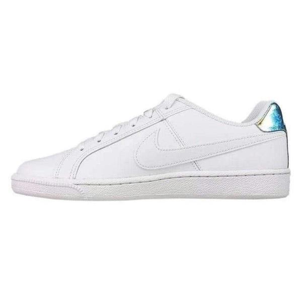 Nike Womens/Ladies Court Royale Leather Trainers - White/Silver - 