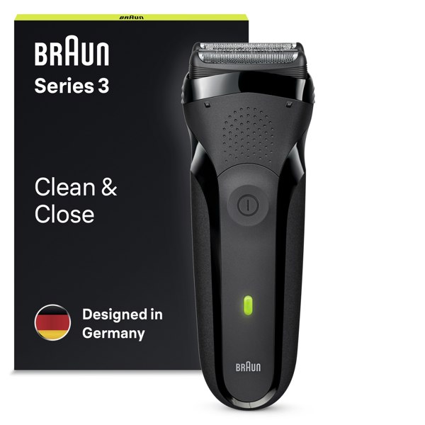 Braun Series 3 300 Electric Shaver, Razor for Men - Black