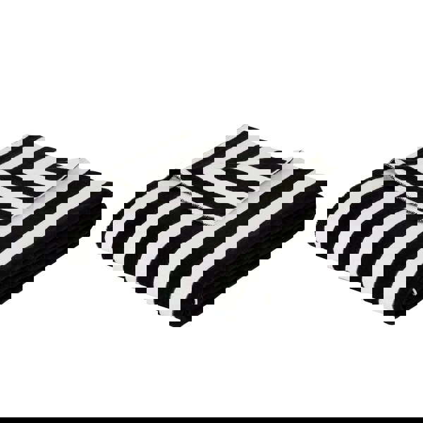 Style Sisters Knitted Stripe Cotton Blanket Throw