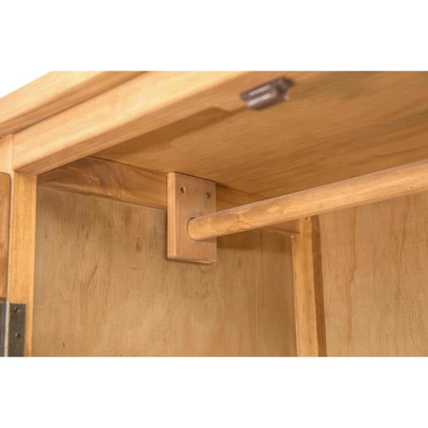 Cabinet Bits Lugo 2 Door Wardrobe Brass Knob