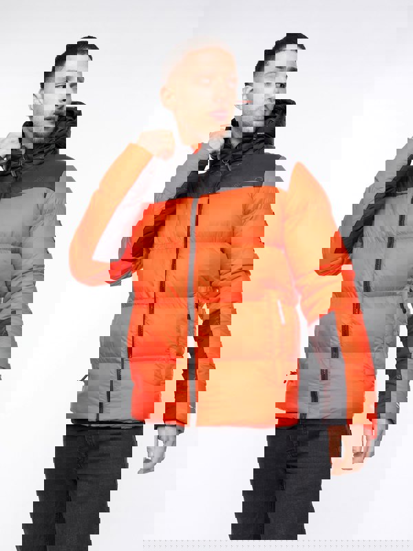 Crosshatch Chemerley Hooded Jacket Orange