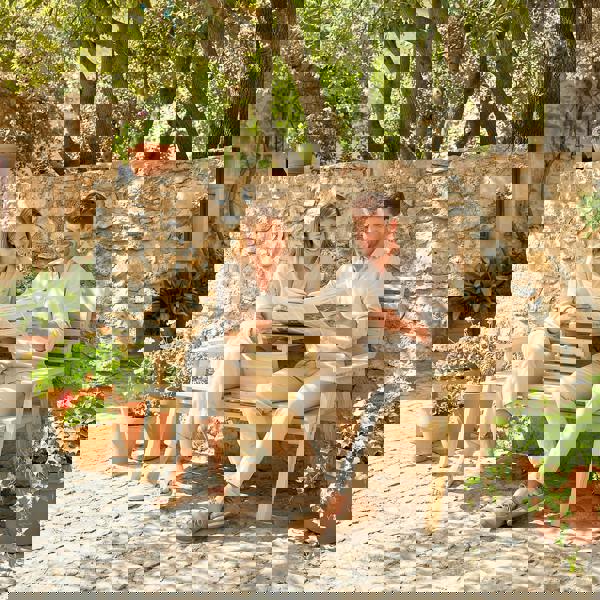 Garden Loveseat with Built-in Coffee Table