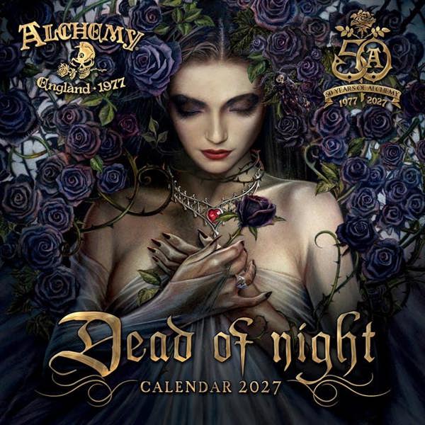 Witchcraft Alchemy Gothic, Dead Of Night  Calendar 2027, Wall Calendars, Month To View, Art, Gift