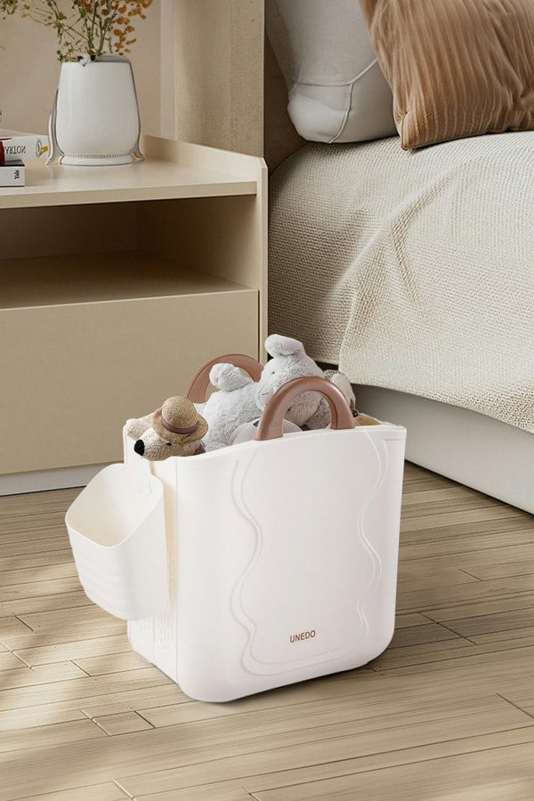 Living and Home Foldable Laundry Basket with Underwear Basket