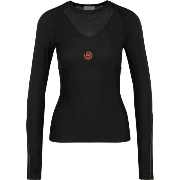 Skins Womens/Ladies Series-5 Long-Sleeved Top - Black