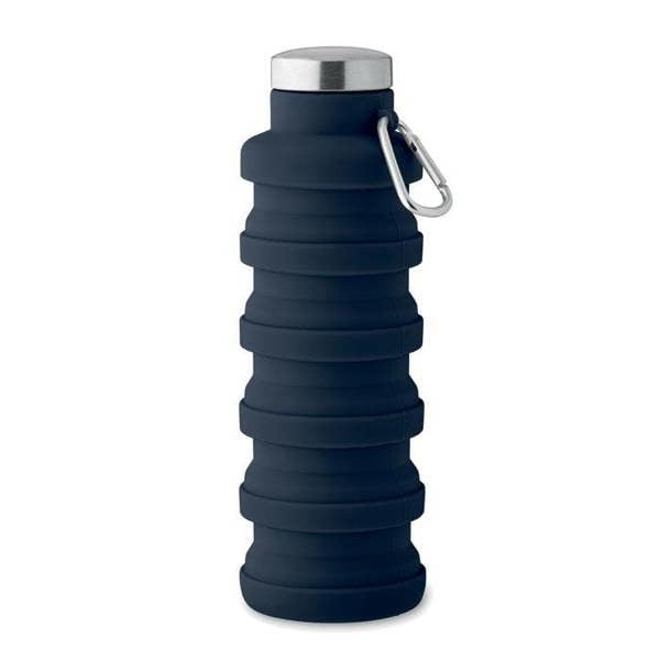 MidOcean Kolapsi Collapsible 500ml Water Bottle - French Navy - 