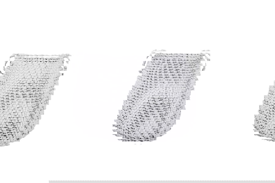 Medium cotton basket LIGHT GREY - Zuri House