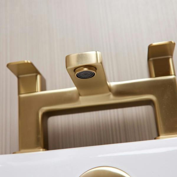 Flode Glan | Bath Filler | Brushed Brass