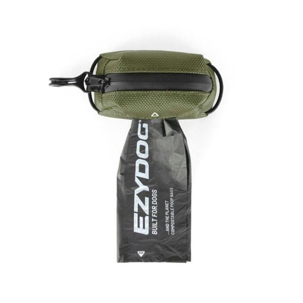 EzyDog Essential Poop Bag Holder in Green