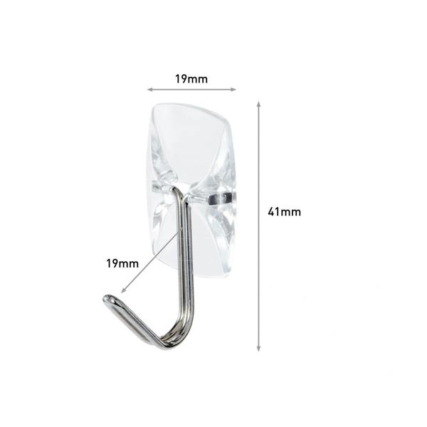 Command Clear Wire Hooks Value Pack (pack 9) - Multi Colour - 