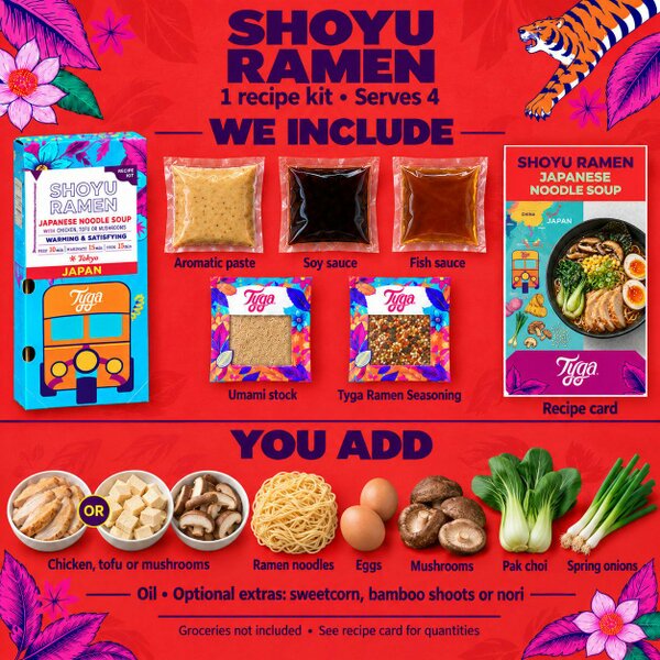 Tyga Foods Shoyu Ramen
