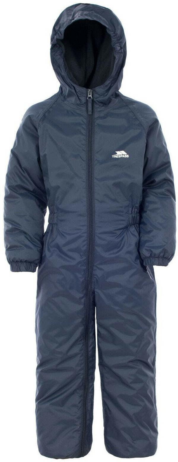 Kids Trespass Dripdrop Padded Waterproof All-In-One Suit