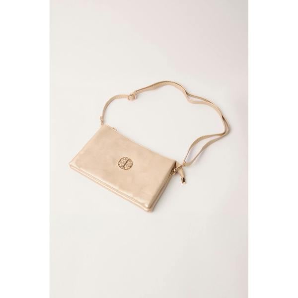 Blue Vanilla Clutch Pouch With Strap