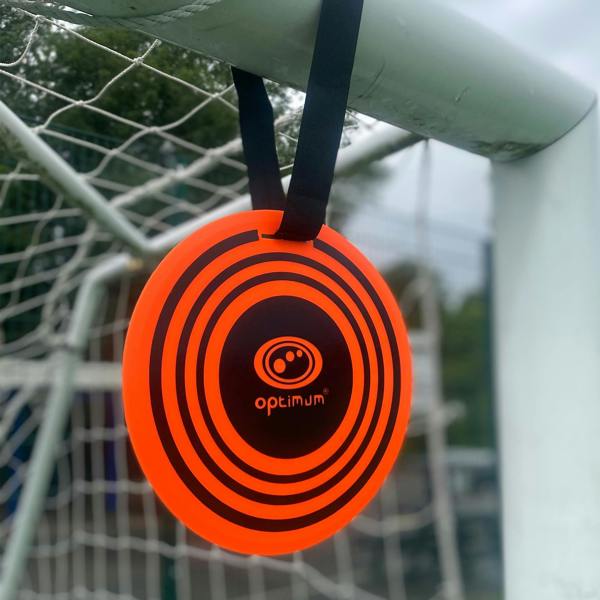 Football Hanging Targets – 2-Pack, 9" Bullseye Training Aid - Optimum