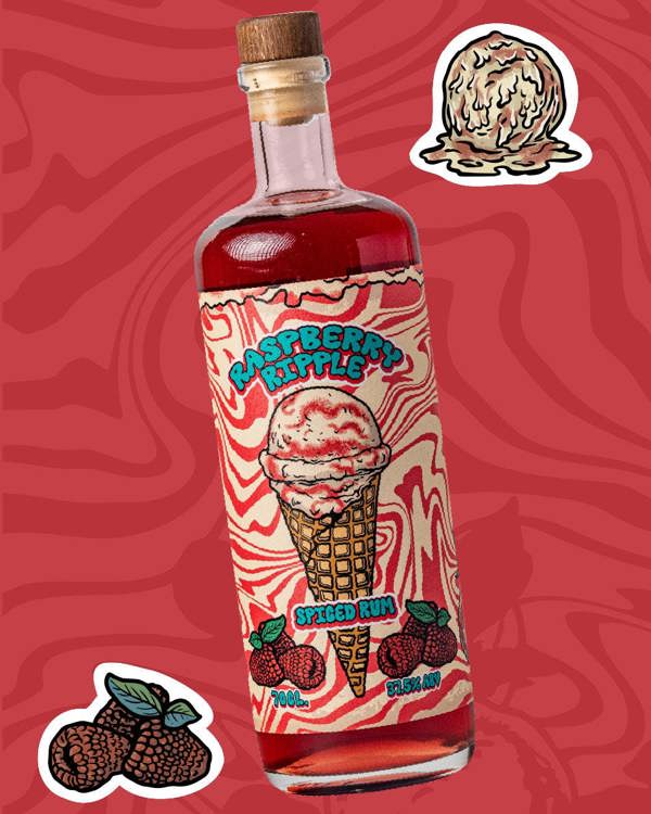 Raspberry Ripple Rum-based Spirit