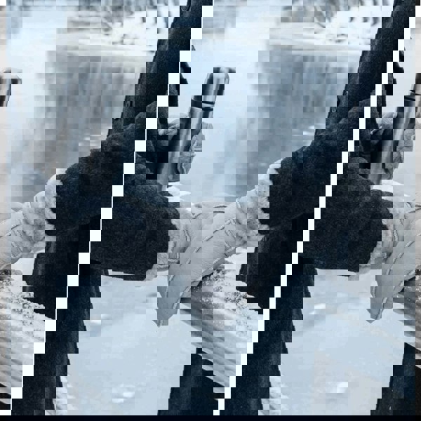 Infinity Leather Women’s Premium Leather Shearling Wool Lining Gloves