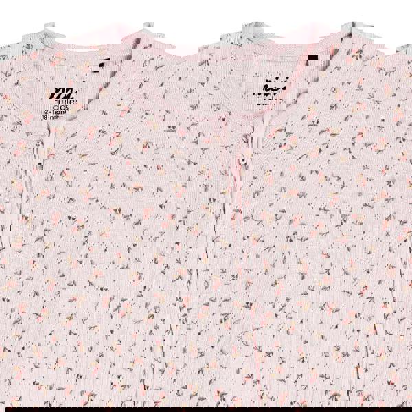 Baby Girls Floral Printed Romper, Pink - Minicuddles