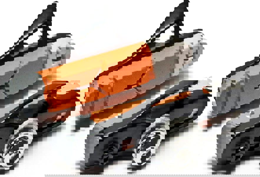 Awe Black Cassette Road 55mm Brake Blocks Grey/Orange/White