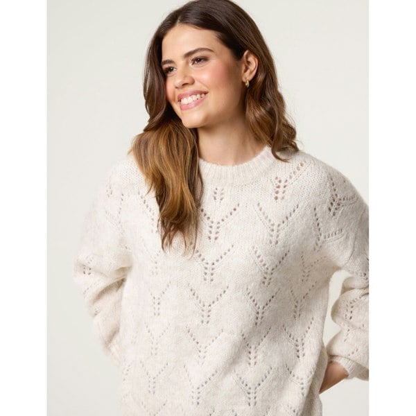 Blue Vanilla Stitch Detail Jumper