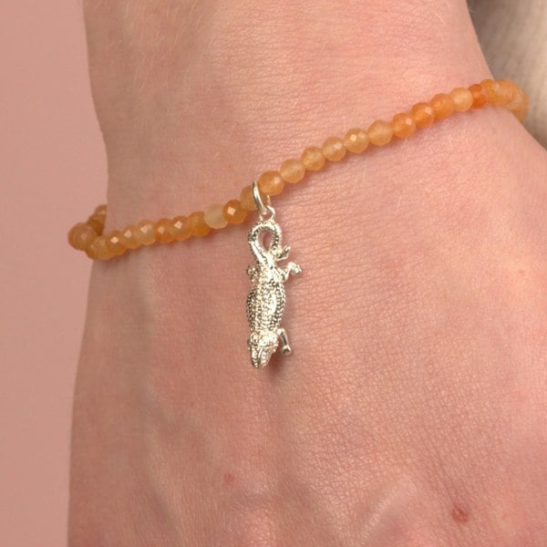 Mylee London Bearded Dragon Crystal Bracelet - Personalised