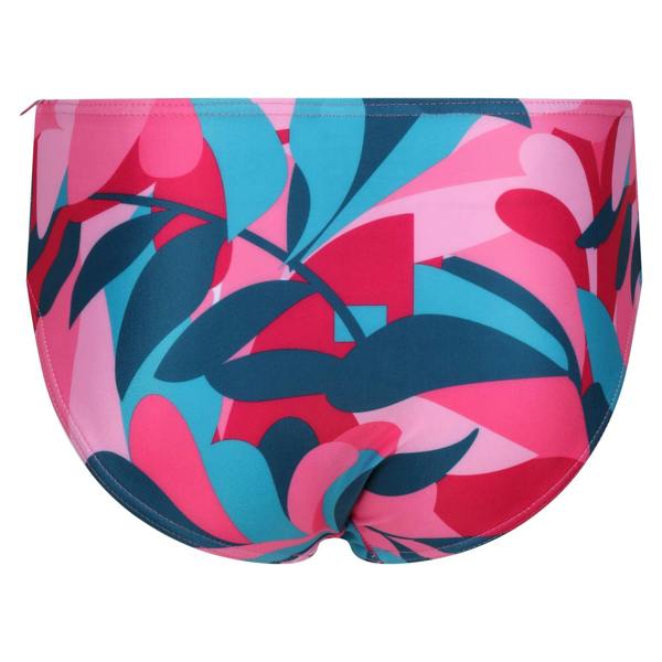 Regatta Girls Dakaria II Tropical Leaves Bikini Set - Tahoe Blue - 