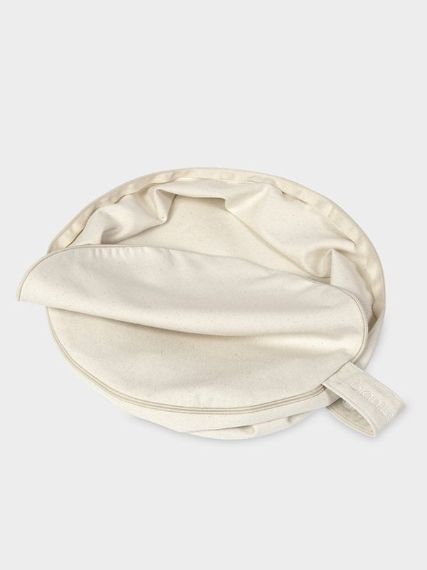 Yoga Studio Spare Cylinder Cushion Cover Ecru